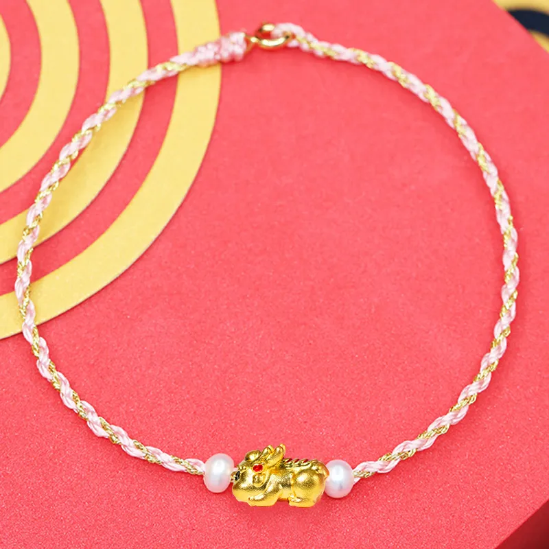 LOULANBOWUGUAN Gold Bracelet Unisex-4