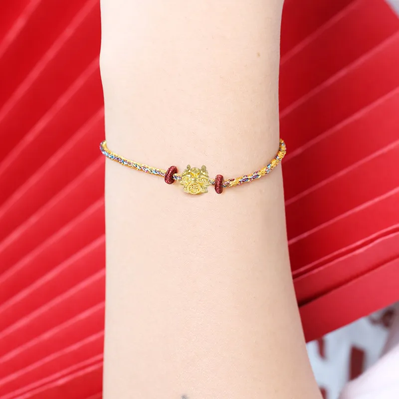 LOULANBOWUGUAN Gold Bracelet Unisex-2