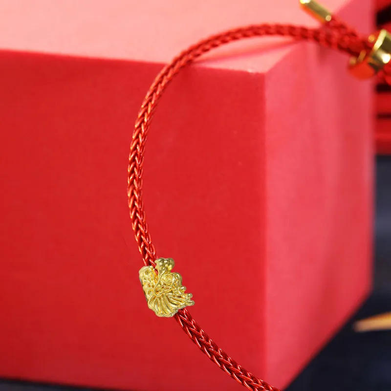 LOULANBOWUGUAN Gold Bracelet Unisex-1