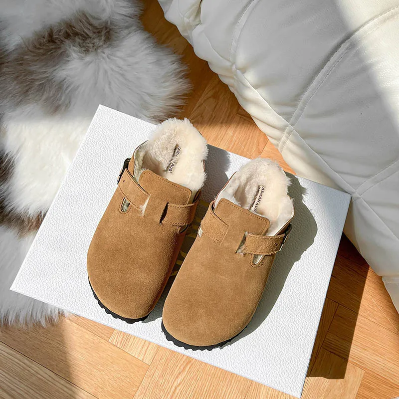 TASMAN AUS Closed Toe Slippers 3cm Women's-5