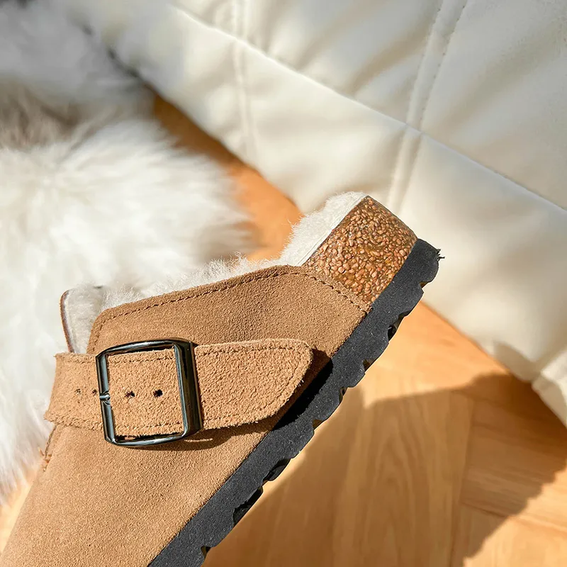 TASMAN AUS Closed Toe Slippers 3cm Women's-6