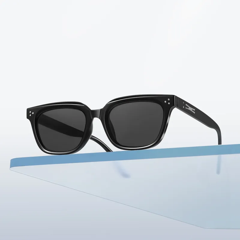 HELMER TR/Memory Plastic Rectangular Sunglasses Unisex-2