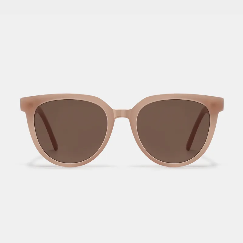 HELMER TR/Memory Plastic Oval Sunglasses Unisex-1