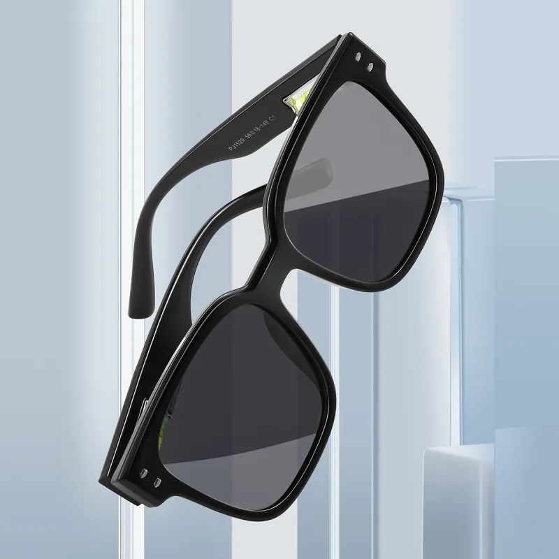 HELMER TR/Memory Plastic Square Sunglasses Unisex-3