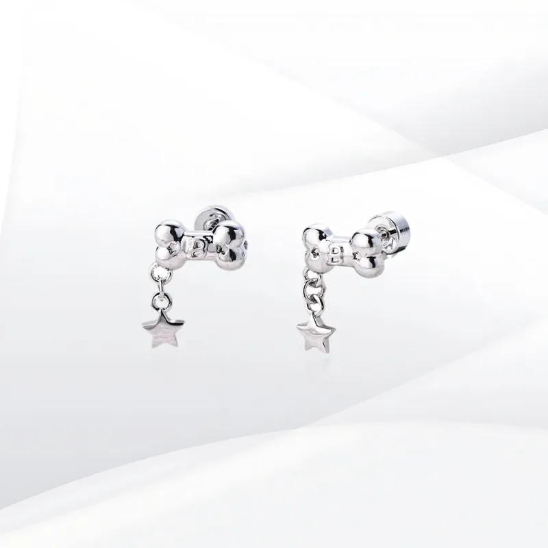 SHEEHHYY Alloy Stud Earrings Unisex-2