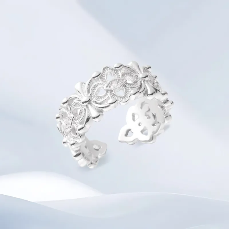 SHEEHHYY 925 Sterling Silver Rings Unisex-1