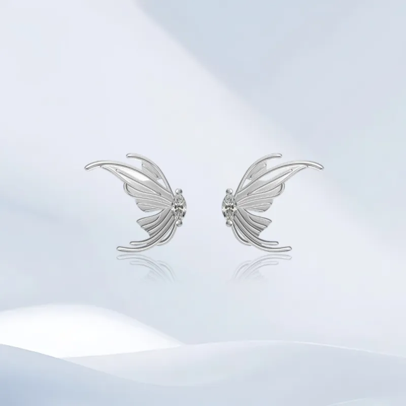 SHEEHHYY Alloy Stud Earrings Women's-1