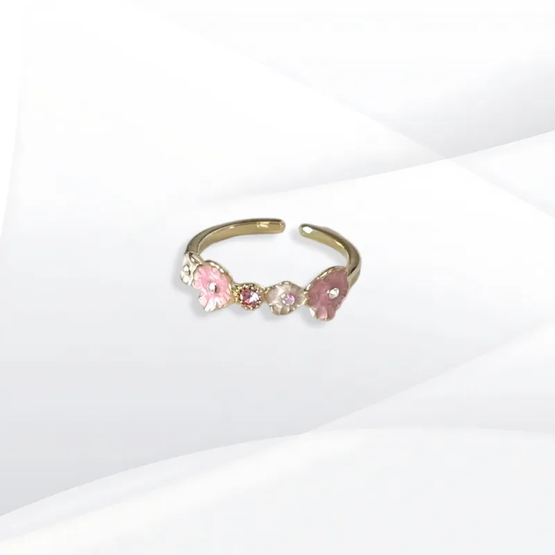 SHEEHHYY Alloy/Drip Glaze Rings Unisex-2