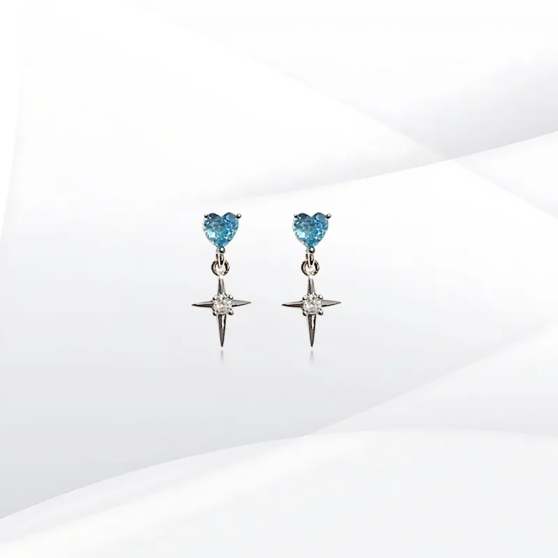 SHEEHHYY Alloy Stud Earrings Unisex-3