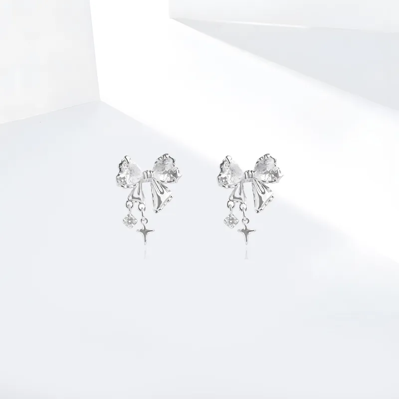 SHEEHHYY Alloy Stud Earrings Women's-3