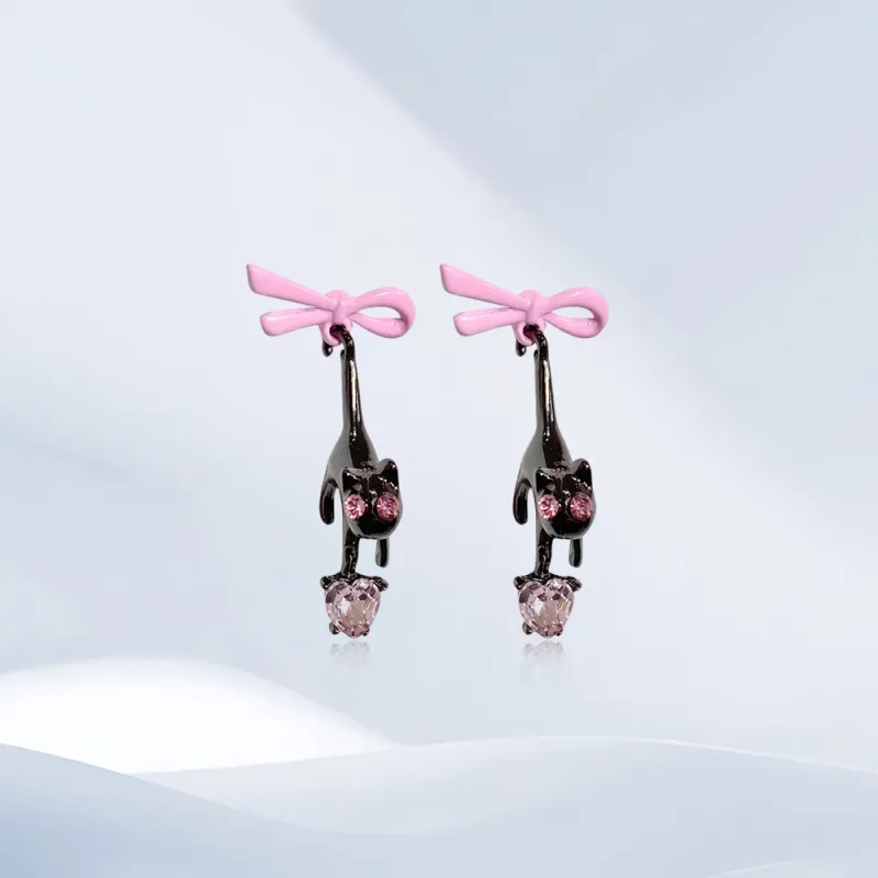 SHEEHHYY Alloy Stud Earrings Women's-1