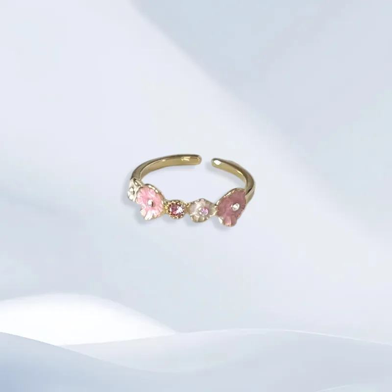 SHEEHHYY Alloy/Drip Glaze Rings Unisex-1