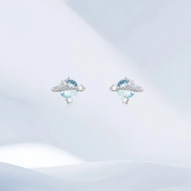 SHEEHHYY Alloy Stud Earrings Unisex-2