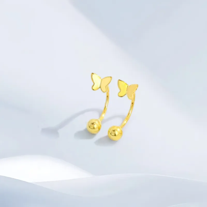 SHEEHHYY Alloy Stud Earrings Women's-1