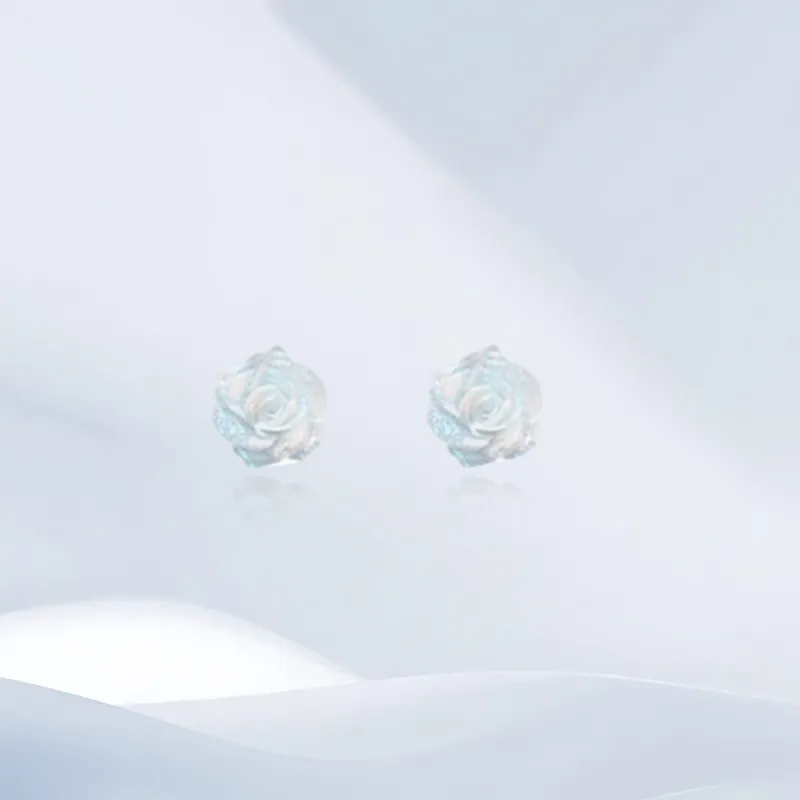 SHEEHHYY Alloy Stud Earrings Women's-2