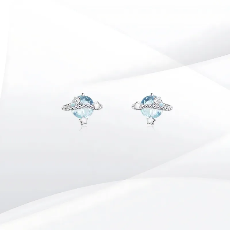SHEEHHYY Alloy Stud Earrings Unisex-1