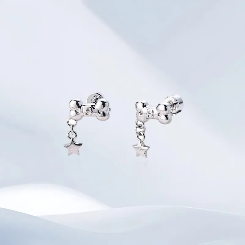 SHEEHHYY Alloy Stud Earrings Unisex-1