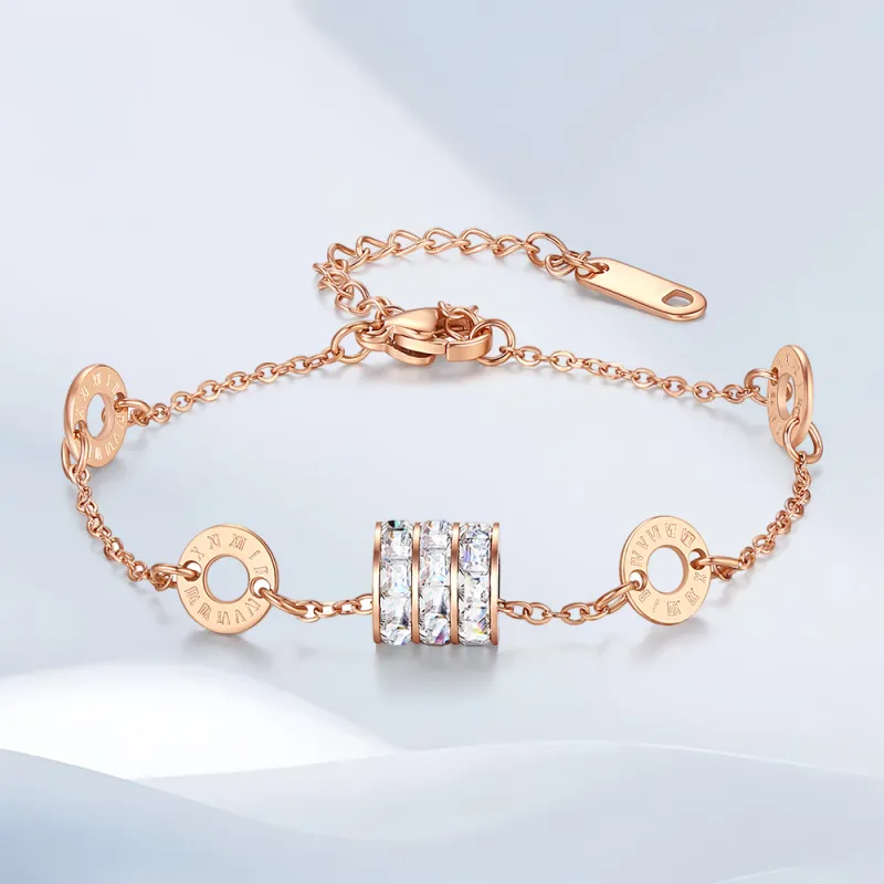 SHEEHHYY Zircon Bracelets Unisex-1