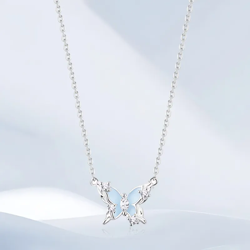 SHEEHHYY S925 Silver Necklaces Women's-1