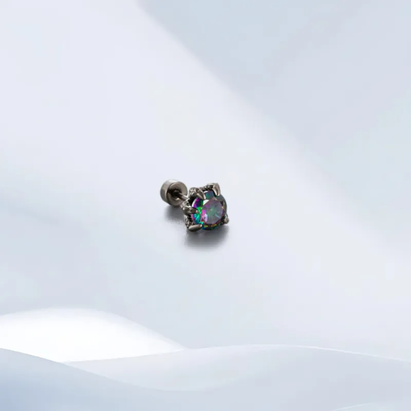 SHEEHHYY Alloy Stud Earrings Women's-1