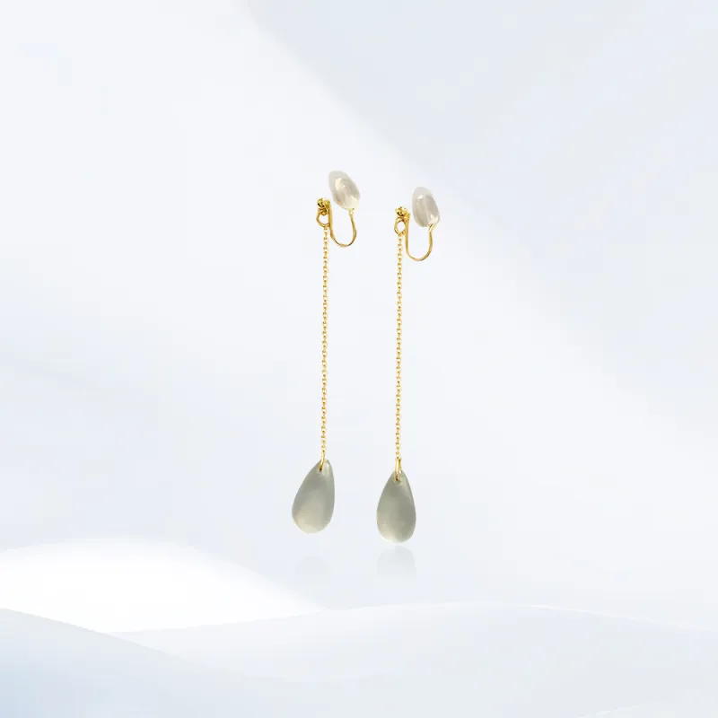 SHEEHHYY Alloy/Colored Glaze Stud Earrings Unisex-2
