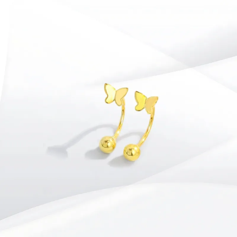 SHEEHHYY Alloy Stud Earrings Women's-2