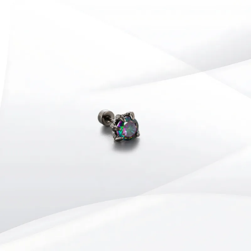 SHEEHHYY Alloy Stud Earrings Women's-2