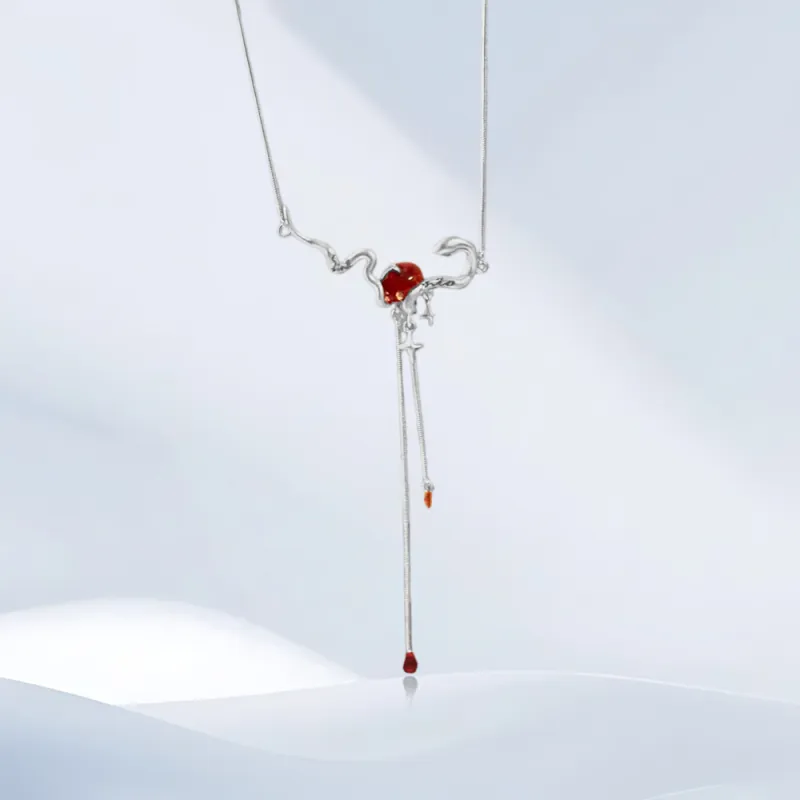 SHEEHHYY Alloy/Glue Drip Necklaces Unisex-1