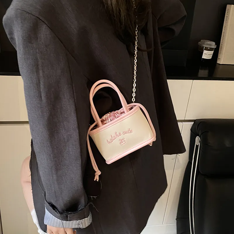 RIVMIND PU Handbag Women's Pink/Red/Blue/Black-5