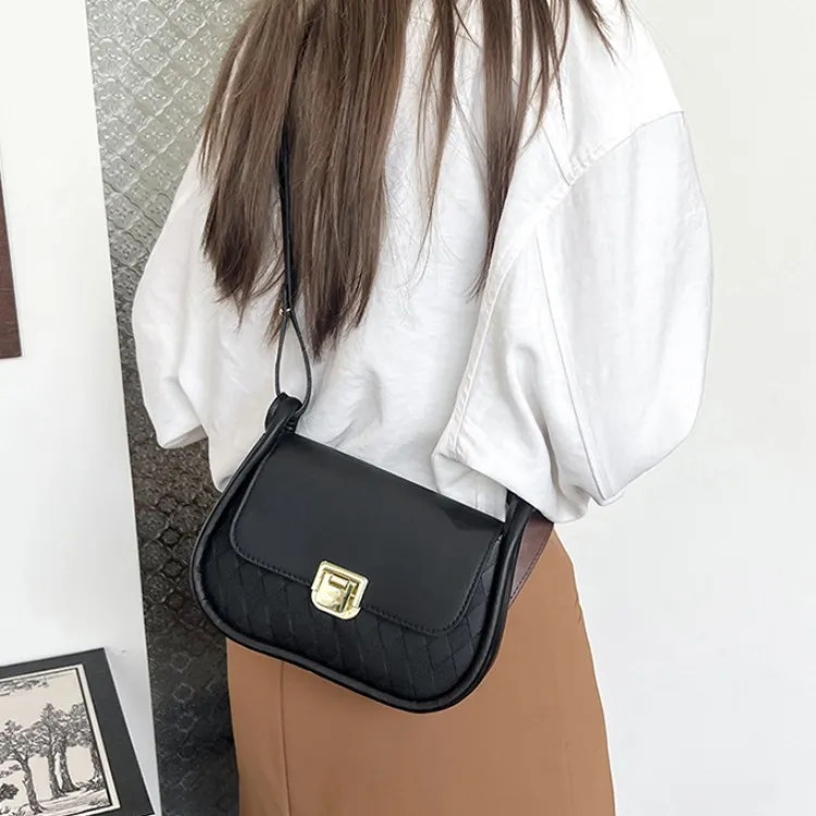 RIVMIND PU Crossbody Bag Regular Women's White/Black/Red/Brown/Green-8