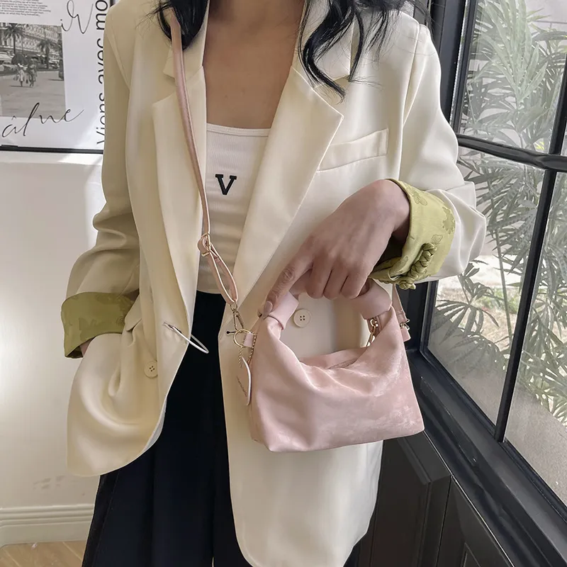 RIVMIND PU Handbag Regular Women's White/Silver/Pink/Black-14