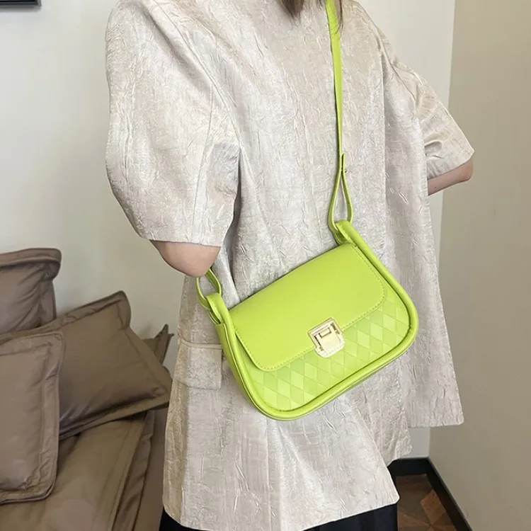 RIVMIND PU Crossbody Bag Regular Women's White/Black/Red/Brown/Green-26