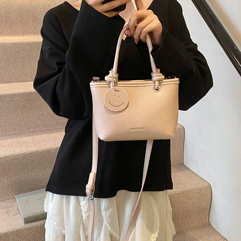 RIVMIND PU One Shoulder Handbag Women's White/Black/Pink/Yellow-13