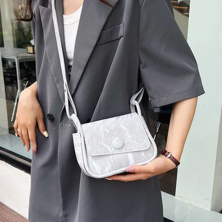 RIVMIND PU Crossbody Bag, Shoulder Bag Regular Women's White/Gray/Green/Pink/Black-9