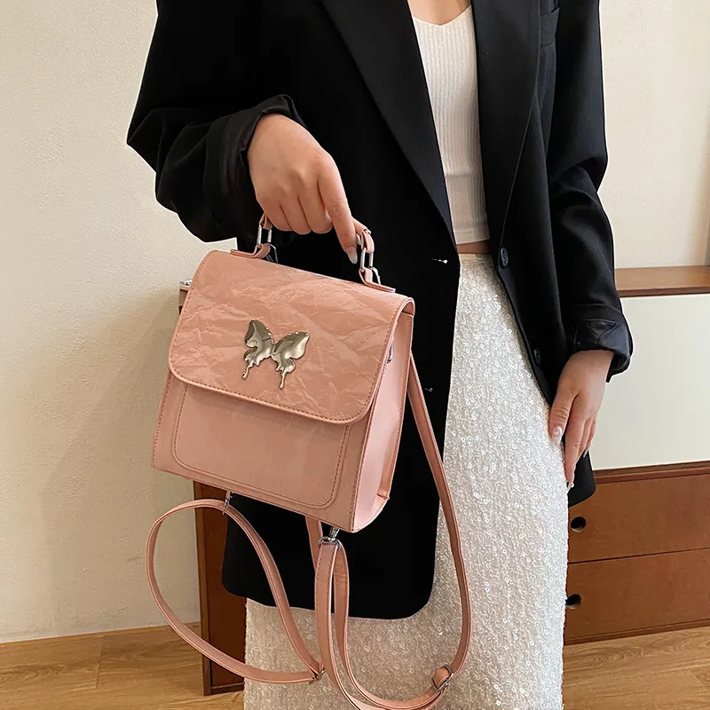 RIVMIND PU Double Shoulder, One Shoulder Handbag Regular Women's White/Black/Green/Blue/Pink/Silver Gray-14