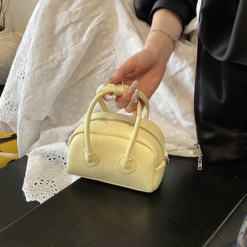 RIVMIND PU One Shoulder Handbag Women's Black/Yellow/Pink/White-6
