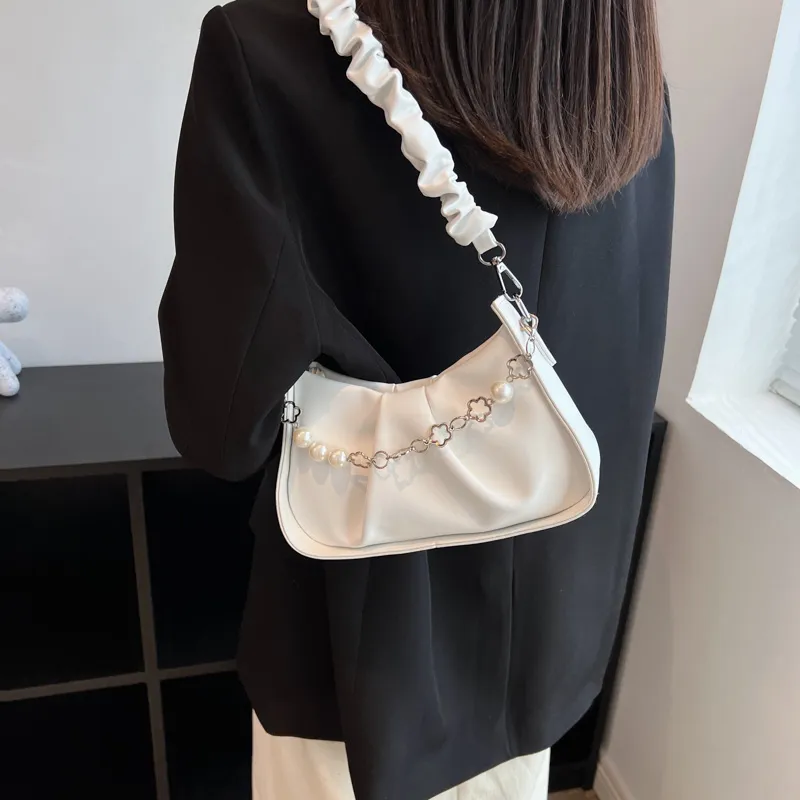 RIVMIND PU Shoulder Bag, Crossbody Bag Regular Women's White/Black/Yellow/Green-19