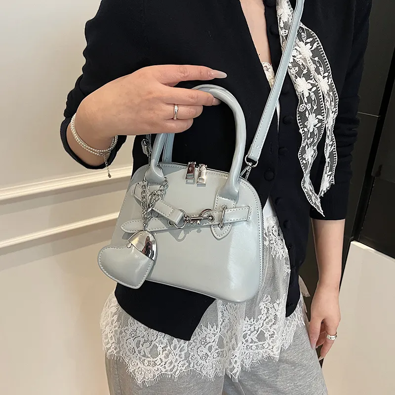 RIVMIND PU One Shoulder Handbag Women's White/Pink/Yellow/Light Blue/Black-17