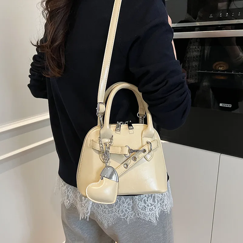 RIVMIND PU One Shoulder Handbag Women's White/Pink/Yellow/Light Blue/Black-11