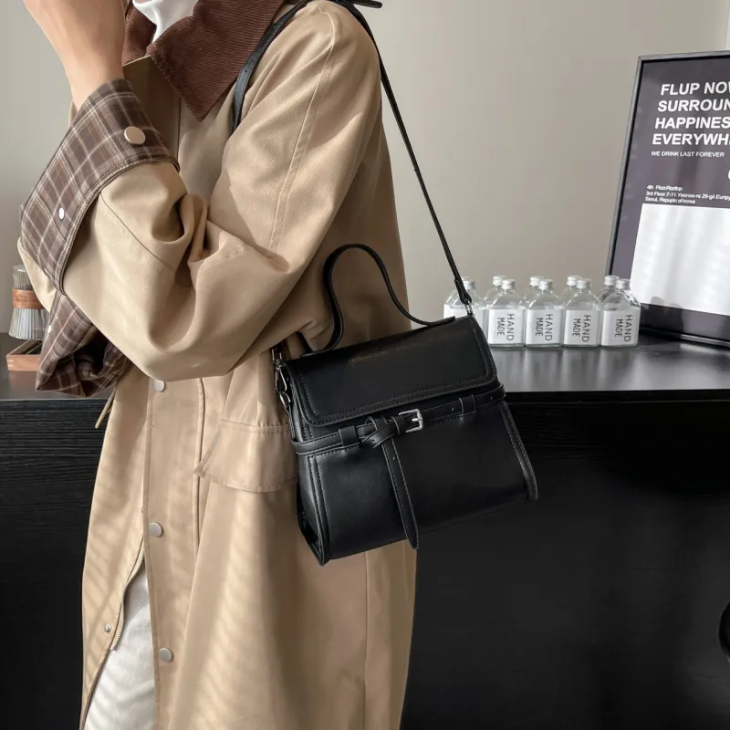 RIVMIND PU Handbag Women's White/Black/Coffee/Brown-6