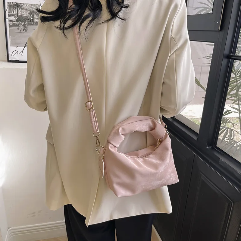 RIVMIND PU Handbag Regular Women's White/Silver/Pink/Black-15
