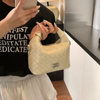 RIVMIND PU Crossbody One Shoulder Handbag Women's White/Pink/Silver/Green/Brown/Black