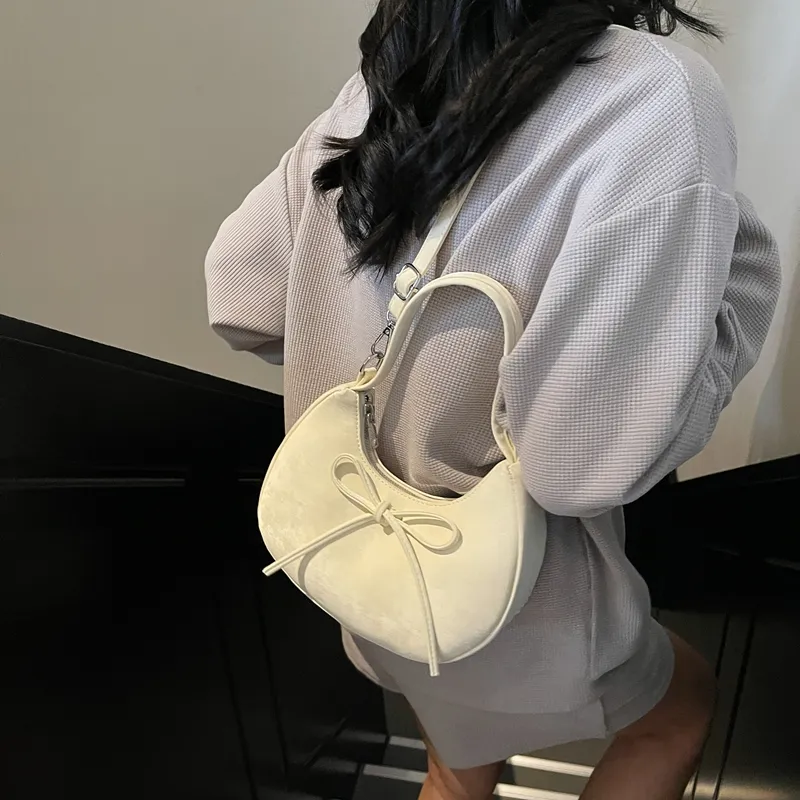 RIVMIND PU Shoulder Bag, Crossbody Bag, Handbag Women's White/Silver/Black/Blue/Pink-4