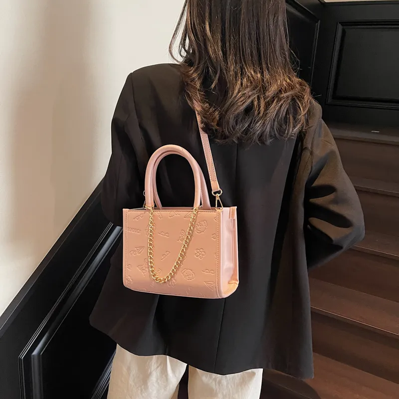 RIVMIND PU Handbag Women's White/Pink/Red/Black-11
