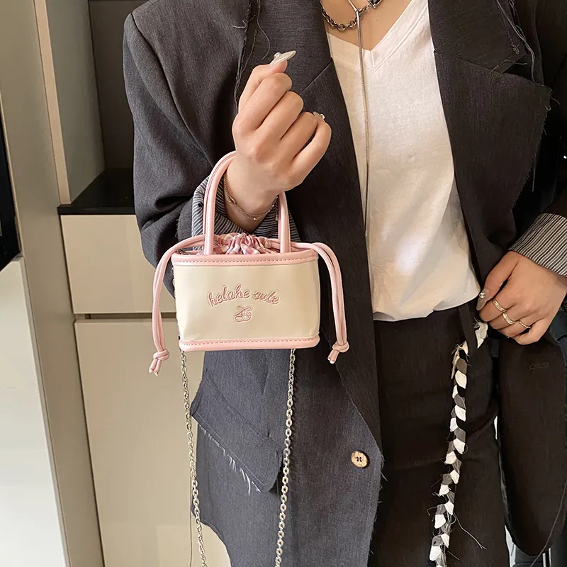 RIVMIND PU Handbag Women's Pink/Red/Blue/Black-3