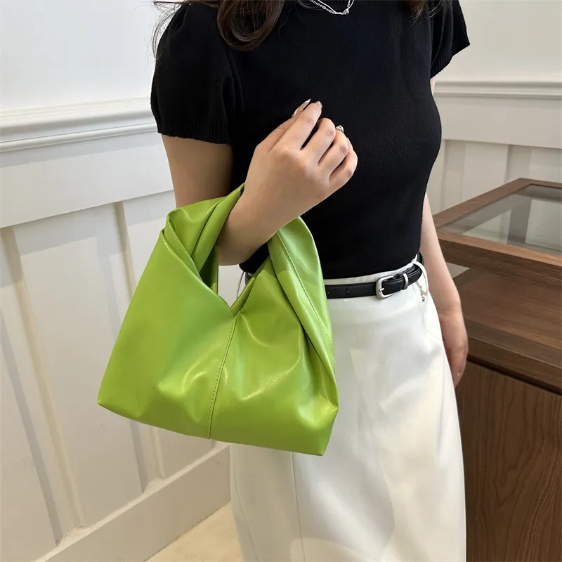 RIVMIND PU Handbag Regular Women's White Black Green Brown-16