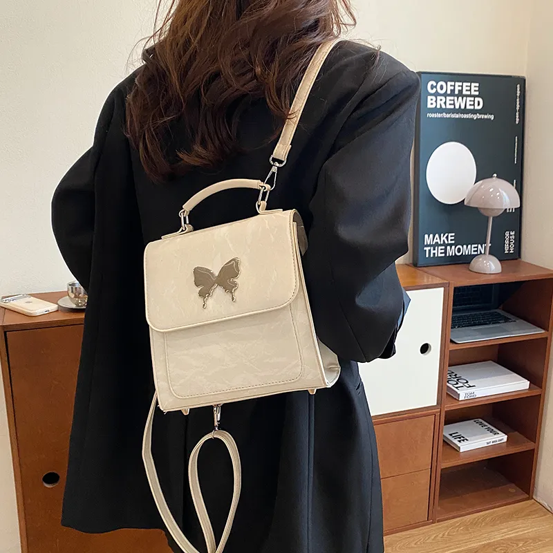 RIVMIND PU Double Shoulder, One Shoulder Handbag Regular Women's White/Black/Green/Blue/Pink/Silver Gray-2