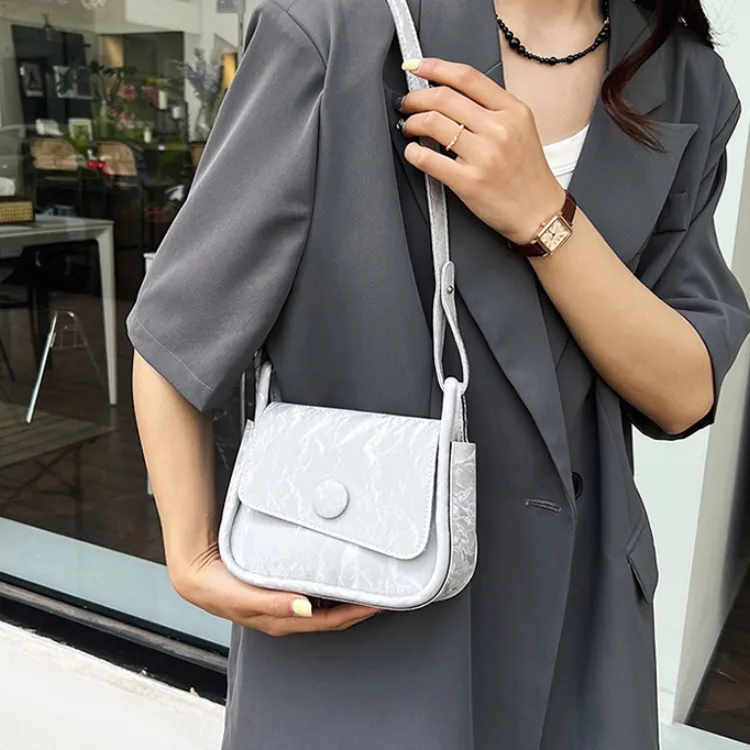 RIVMIND PU Crossbody Bag, Shoulder Bag Regular Women's White/Gray/Green/Pink/Black-8