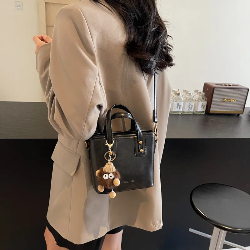 RIVMIND PU Handbag Women's White/Brown/Coffee/Black-22