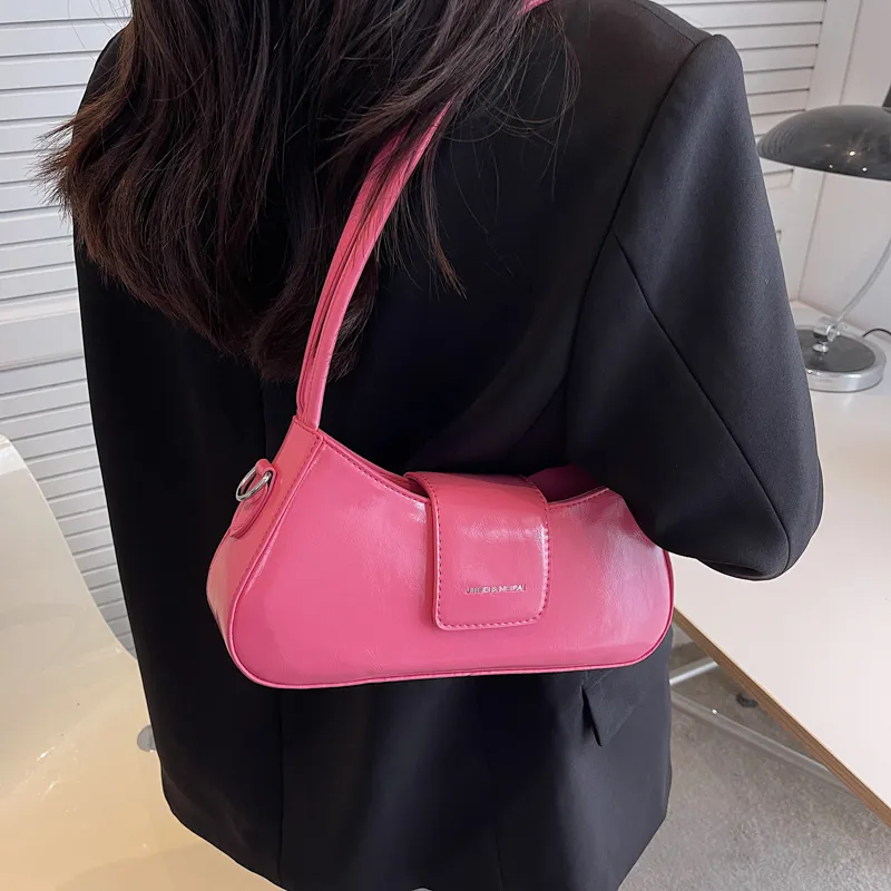 RIVMIND PU Shoulder Bag, Crossbody Bag Women's White/Black/Silver/Black/Pink/Blue-20
